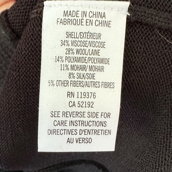 HELMUT LANG black compact interlock pullover dolman sweater - Picture 5 of 5